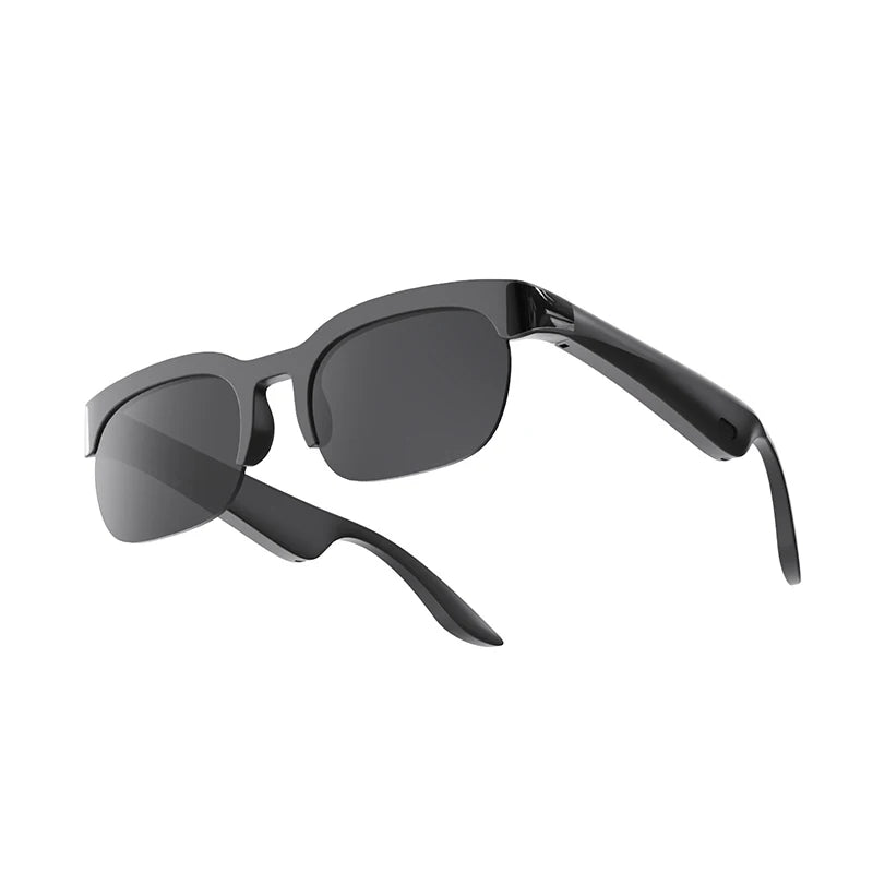 LinguaLens Bluetooth audio sunglasses in black